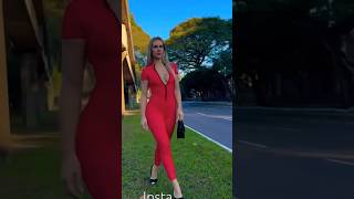 Amazing red Jumpsuit style outfitswear fashionable outfit [upl. by Krista767]