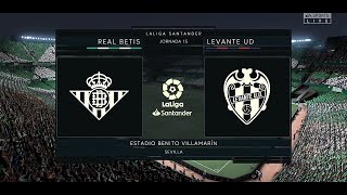 Real Betis vs Levante  LA LIGA  FIFA 22 [upl. by Goerke65]