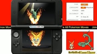 Vcreate move Victini Rayquaza  Pokemon XY Legendary Moves 6 [upl. by Azmah]