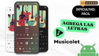 📝 Cómo Agregar Letras a tus Canciones con Musicolet en Android [upl. by Enelra]