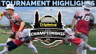 Spikeball Nationals 2023  Premier 4th Place Glizzy Gladiators Tournament Highlights sports [upl. by Nonnarb]