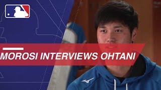 Morosi chats with Shohei Ohtani [upl. by Eerual]