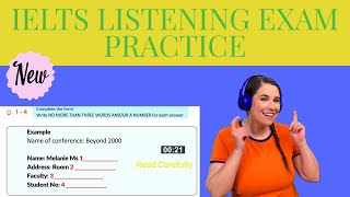 NAME OF CONFERENCE  IELTS LISTENING PRACTICE TEST [upl. by Munsey]