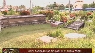 24Oras Hindi pagkaagnas ng labi ni Claudia Zobel posibleng dahil daw sa kanyang selyadong libingan [upl. by Esilahc]