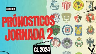 Pronósticos Jornada 2 Liga MX  C2024 [upl. by Constancy520]