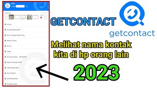 Cara Menggunakan Aplikasi GetContact 2023 [upl. by Nahtaoj514]