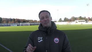 Darren Young Post Match Interview v Cove Rangers 30032024 [upl. by Lajes147]