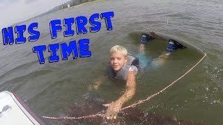 7 YEAR OLD WAKEBOARDING [upl. by Naahsar]