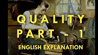 ISC English  Quality  PART  1  ENGLISH Explanation  John Galsworthy  Vocab [upl. by Naginnarb]