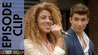 Backstage  Season 2 Episode 14 Clip  Scarlett and Miles CAMDA Party Duet [upl. by Laen]