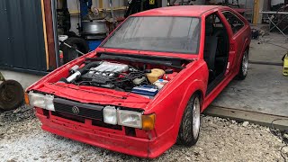 Mk2 Scirocco GT2 Restoration and ABF 16v Conversion full build pics [upl. by Eniledam]