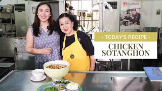 COOKING WITH SYLVIA REYNOSO GALA SOUPY SOTANGHON GUISADO  Marjorie Barretto [upl. by Kir]