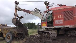 Machine meeting in Trädet 2017 rope excavator [upl. by Wolgast]