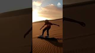 Sandboarding in Chile at sunset 🤙 [upl. by Elisa]