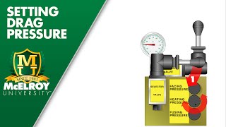 Determining Drag Pressure on a McElroy Fusion Machine [upl. by Irim]