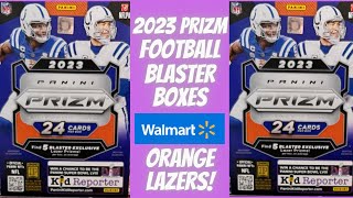 2023 Prizm Football Walmart Blasters Orange Lazer Parallels [upl. by Lyrej]