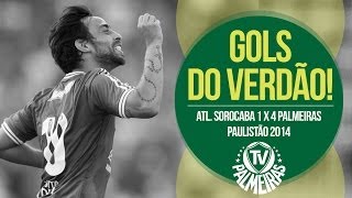 Confira os gols de Atlético Sorocaba 1 x 4 Palmeiras  Campeonato Paulista 2014 [upl. by Rianon]