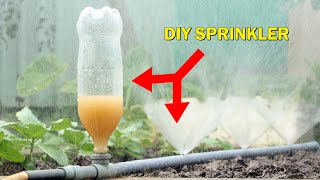 Homemade Sprinkler PVC Pipe  DIY Sprinkler system with pvc pipe [upl. by Una]