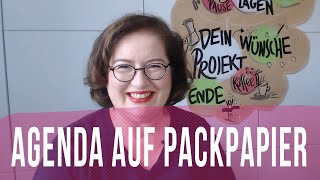 Mit Acrylmarkern eine Agenda auf der ModerationsPinnwand gestalten [upl. by Ameline]