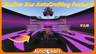 Automatic Shulker Box AutoCrafting Factory AutoCraft ep 106 [upl. by Rocky]