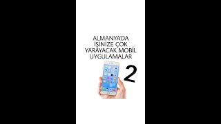 ALMANYADAKİ FAYDALI UYGULAMALAR  2 [upl. by Gelasius934]