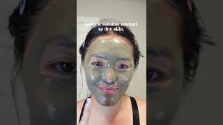 loving this mud mask 😍mudmask clearskin clearskinroutine skincare glowyskin [upl. by Ryle]