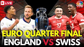 UEFA EURO Quarterfinals LIVE England Vs Switzerland LIVE Score  EURO 2024  Jude Bellingham  N18G [upl. by Sawyor549]