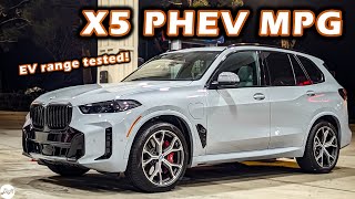 2024 BMW X5 xDrive50e PHEV – Highway MPG and Realworld EV Range Test [upl. by Gniy]