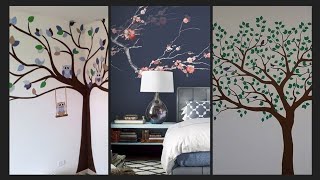 Wall art tree design ideas  Top Trendy wall art tree designs [upl. by Bertsche513]