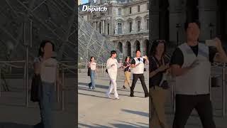 루브르에 뜬 자랑스러운 월와핸 성황봉송 주자 진 JIN 방탄소년단 BTS shorts 2024 Paris Olympic Torch Relay🔥 [upl. by Tirb]