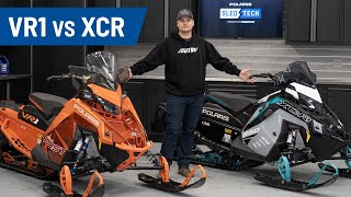 INDY XCR vs INDY VR1 – Sled Tech EP 7  Polaris Snowmobiles [upl. by Euqinor66]