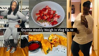 Qsymia Weight Loss Journey Ep 10  Workouts  Weigh In  Meals  Soul Food Egg Rolls  Protein [upl. by Elmina]