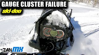 SKIDOO SUMMIT GAUGE CLUSTER FAILURE  Not a big deal easy fix [upl. by Anirdnaxela]