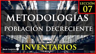 Metodología de Conteos Cíclicos Población en Disminución o Decreciente [upl. by Justin692]