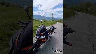 APRILIA TUONO V4 2020 vs 2022  Which Looks amp Sounds Better with Aftermarket Exhaust❓aprilia tuono [upl. by Zipah]