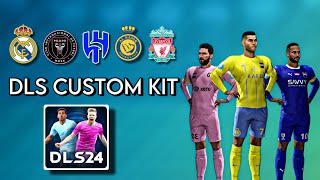 DLS23  Kits Real Madrid 202324  Paninos AD [upl. by Worthy257]