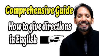 How to give directions in English StepbyStep Tutorial  ForB English Lesson [upl. by Anu]