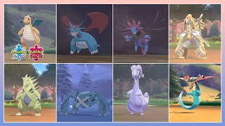 Pokemon Sword amp Shield All PseudoLegendary Pokemon Locations [upl. by Giustina]