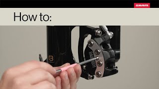 SRAM MTB Brakes  How to Replace Bottom Load Brake Pads [upl. by Dohsar709]