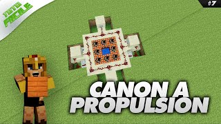 CANON À PROPULSION  Minecraft Tuto Facile 7 [upl. by Crosse990]