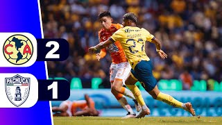 AMERICA VENCE 2  1 AL PACHUCA POR LA JORNADA 16  LIGA MX 2024  REY DEPORTIVO [upl. by Sprung299]