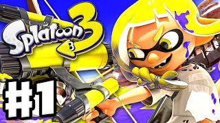 Splatoon 3  Gameplay Walkthrough Part 1  Turf War Multiplayer Story Mode Nintendo Switch [upl. by Auqinaj463]