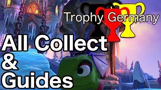 Yooka Laylee  100 All Collect amp Guides GLITTERGLAZE GLACIER [upl. by Sanoy]