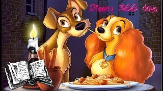 Večerníček Čteme 366 dní Disney pohádky  115 Lady a Tramp  Jak vyli na měsíc [upl. by Pacien]