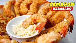 🦐 CAMARÓN REBOSADO 🍤 Filipinostyle Shrimp Tempura ❤️ Food amp Recipes We LOVE [upl. by Lecroy]