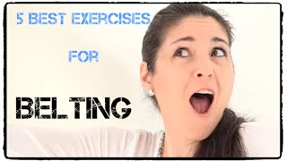 Freyas Singing Tips The 5 best exercises for BELTING [upl. by Kamin656]