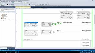 Programmare in Ladder i PLC Allen Bradley esempio applicativo 1 [upl. by Botsford]