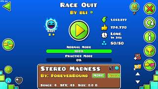 Rage Quit by bli 100 Easy MITHYC 2  Geometry Dash 22 [upl. by Aivan]