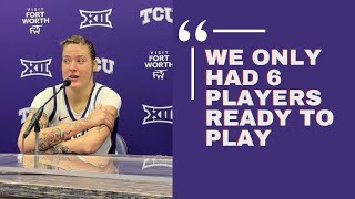 Sedona Prince explains why TCU women’s basketball team is holding tryouts  via sedonerrr on TikTok [upl. by Newmark253]