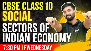 CBSE Class 10 Social  Sectors of Indian economy  Full Chapter  Exam Winner [upl. by Liponis]